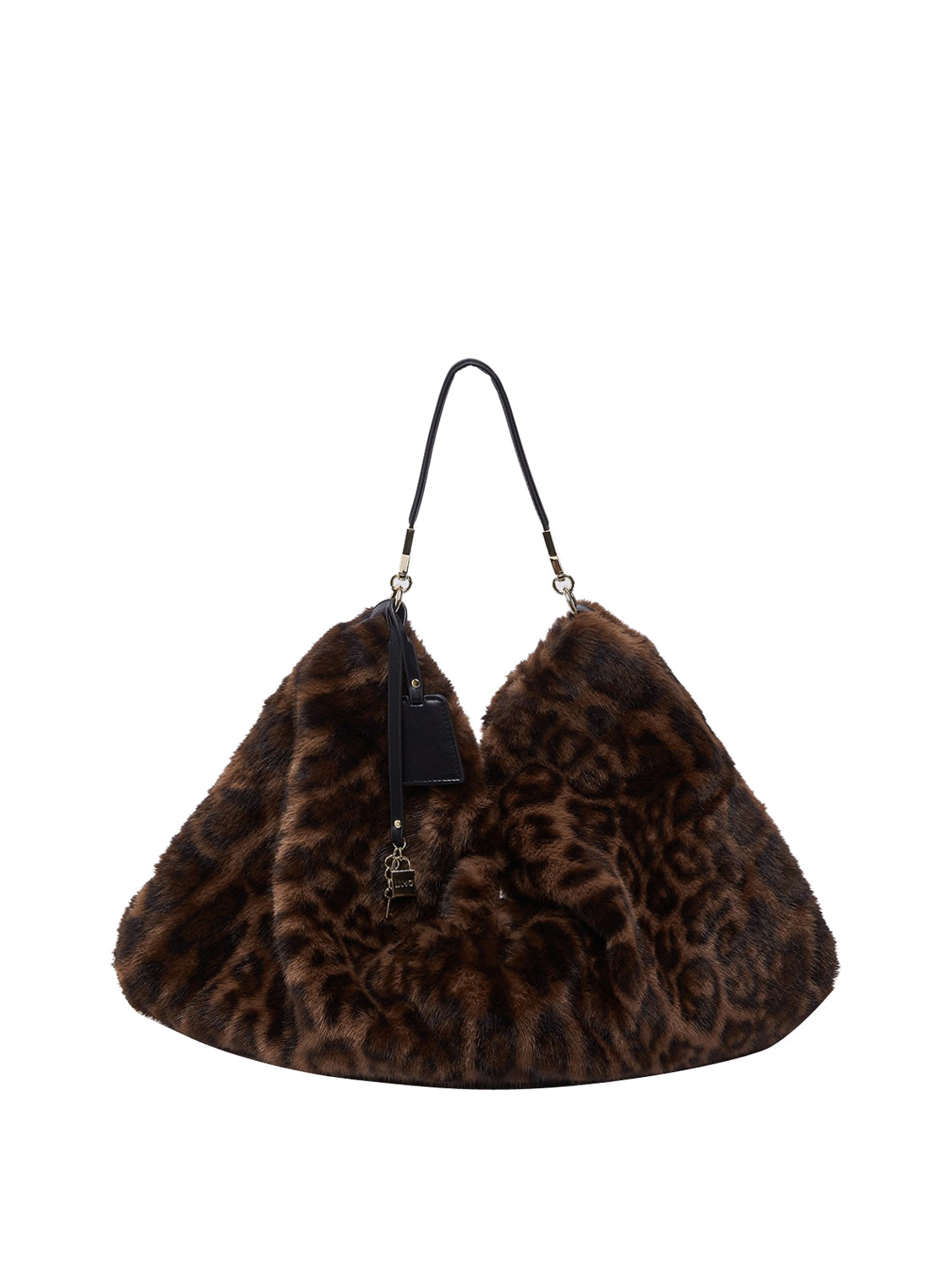 LIUJO ACCESSORI1 Borsa Grande In Pelliccia Sintetica Liu Jo - Maculato Macul.Naturale