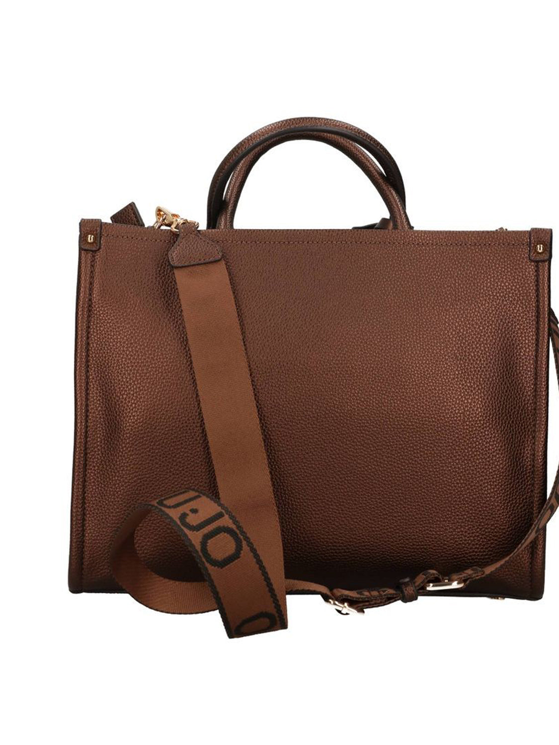 LIUJO ACCESSORI1 Liu Jo Borsa A Mano Media Logo Frontale Testa Di Moro T.Moro Met.