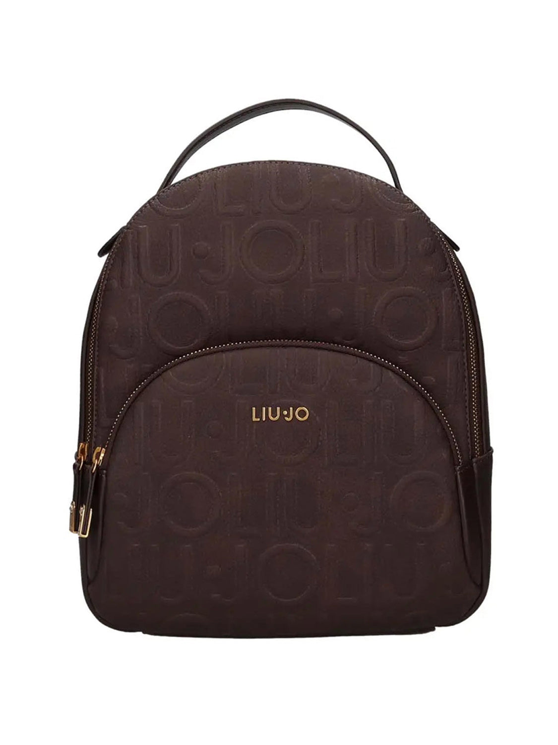LIUJO ACCESSORI1 Zaino Liu Jo Logo Frontale Brown Deep Brown
