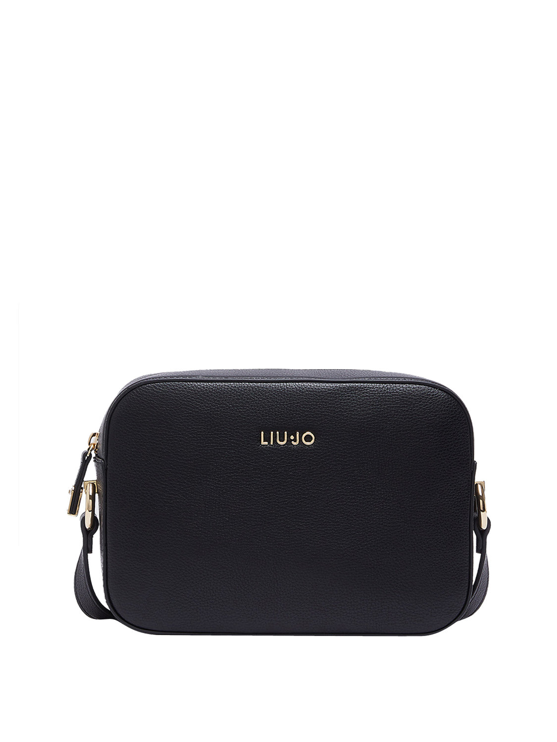 LIUJO ACCESSORI1 Liu Jo Borsa A Tracolla Media Logo Frontale Nero BLACK