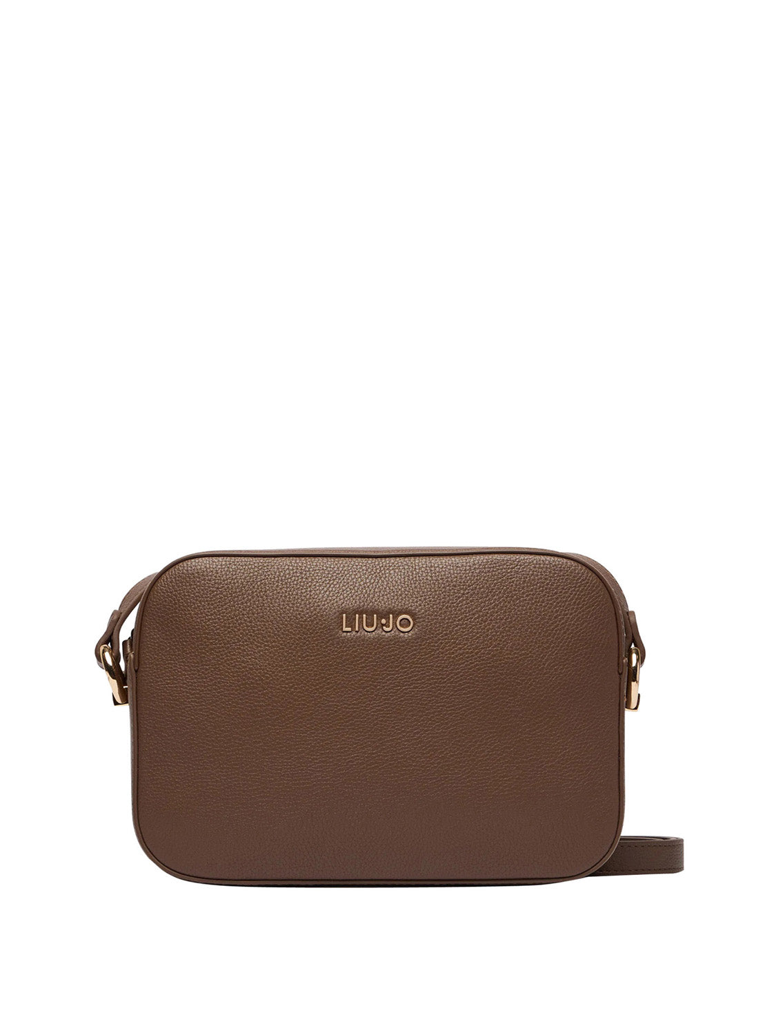 LIUJO ACCESSORI1 Liu Jo Borsa A Tracolla Media Logo Frontale Dark Mocha Dark Mocha