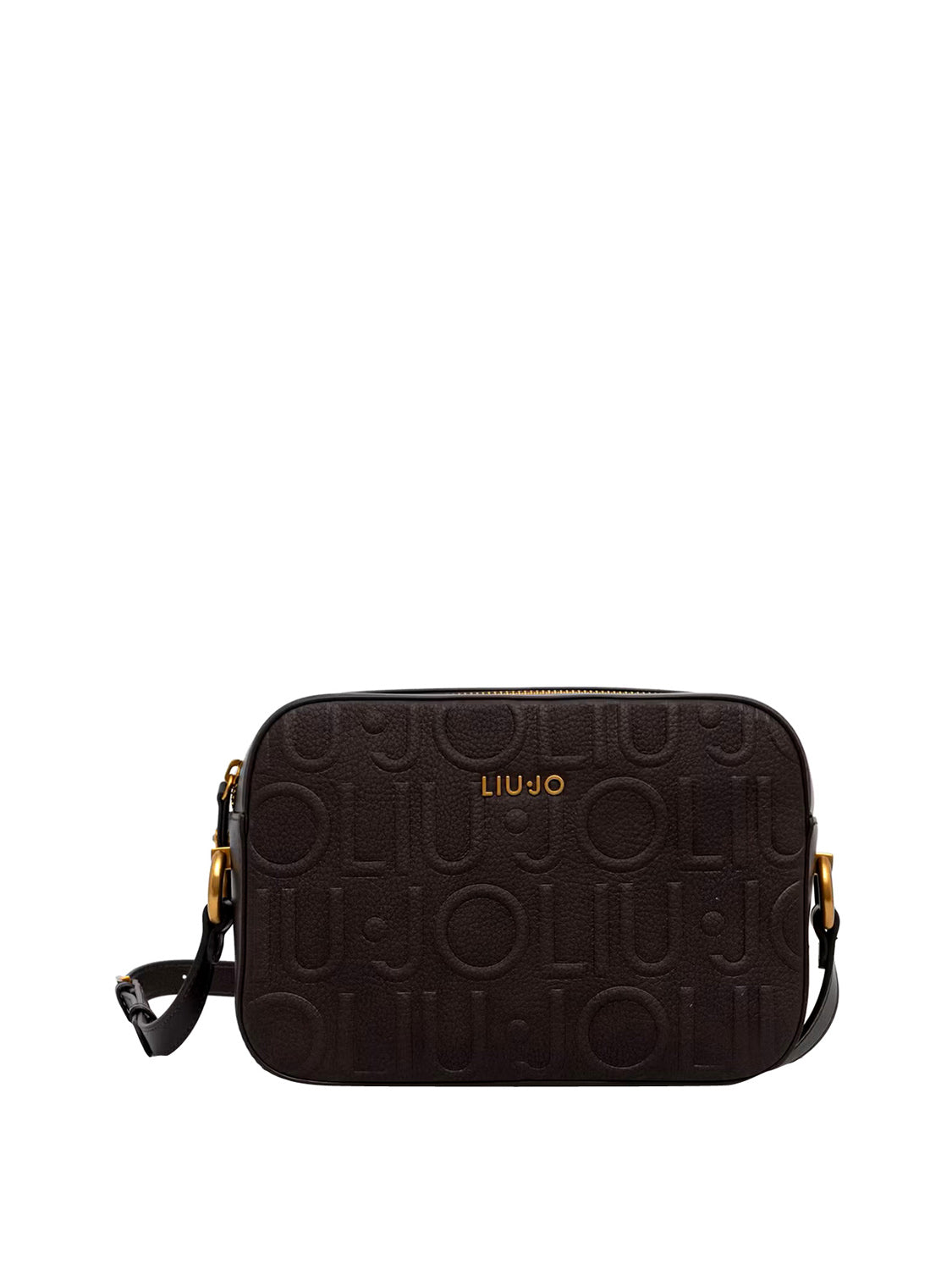 LIUJO ACCESSORI1 Liu Jo Borsa A Tracolla Logo Frontale Marrone Deep Brown