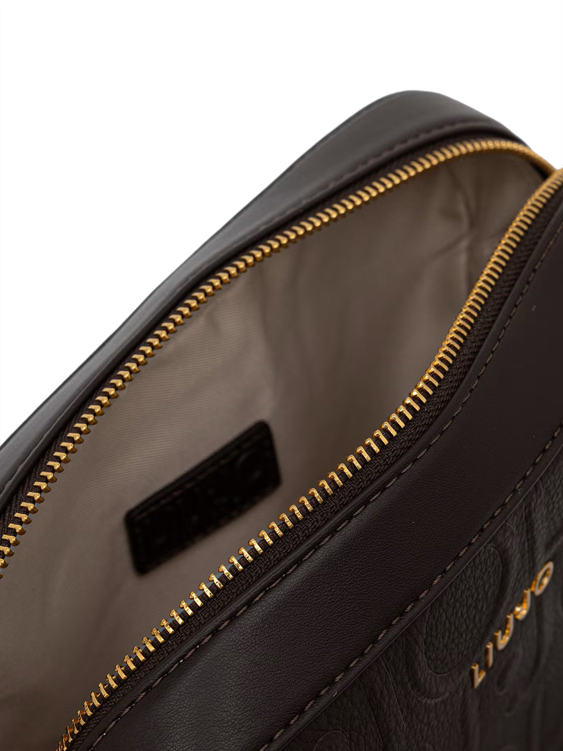 LIUJO ACCESSORI1 Liu Jo Borsa A Tracolla Logo Frontale Marrone Deep Brown