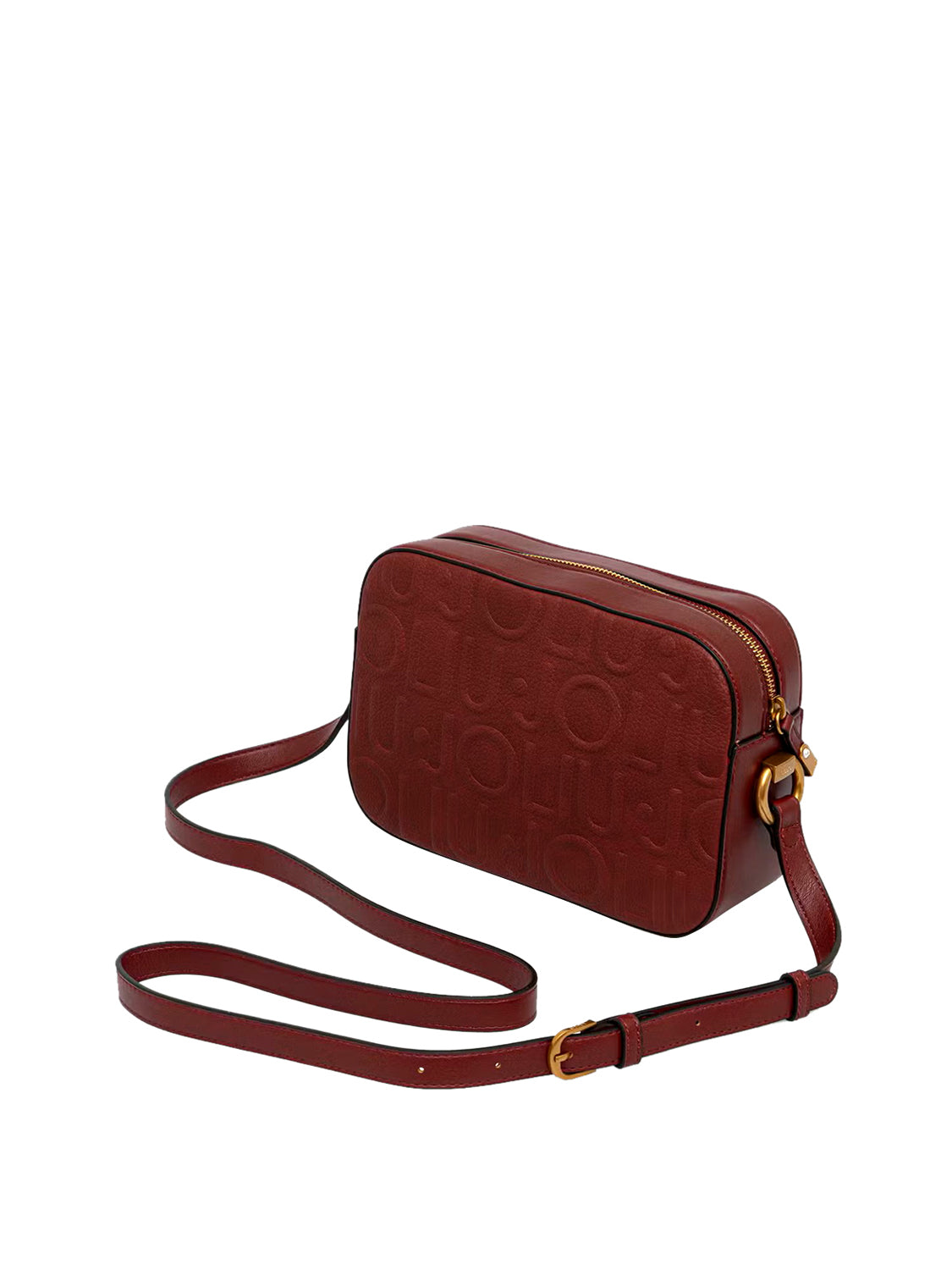 LIUJO ACCESSORI1 Liu Jo Borsa A Tracolla Logo Frontale Bordeaux Deep Bordeaux