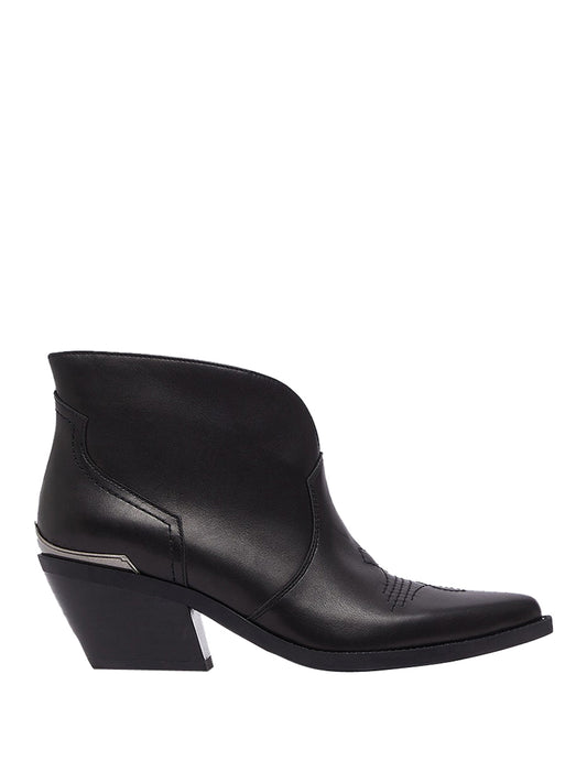 LIUJO CALZATURE DRESS Stivaletti Texani In Pelle Austin 03 Liu Jo - Nero BLACK