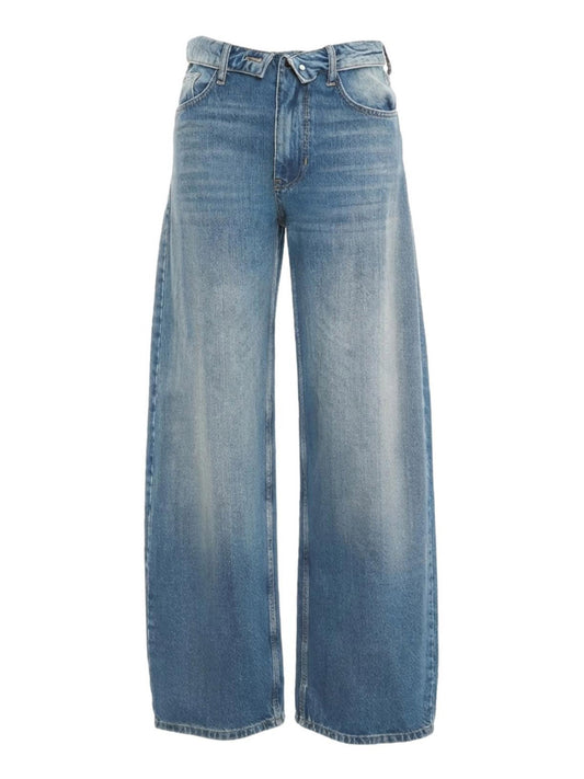 LIUJO CAPSULE ELODIE Liu Jo Jeans Con Zip Deorativa Denim Den.Blue Vint.Zip Wa