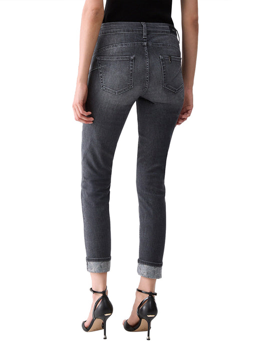 LIUJO DENIM Liu Jo Jeans Con Applicazioni Denim Den.Grey Sparkling W