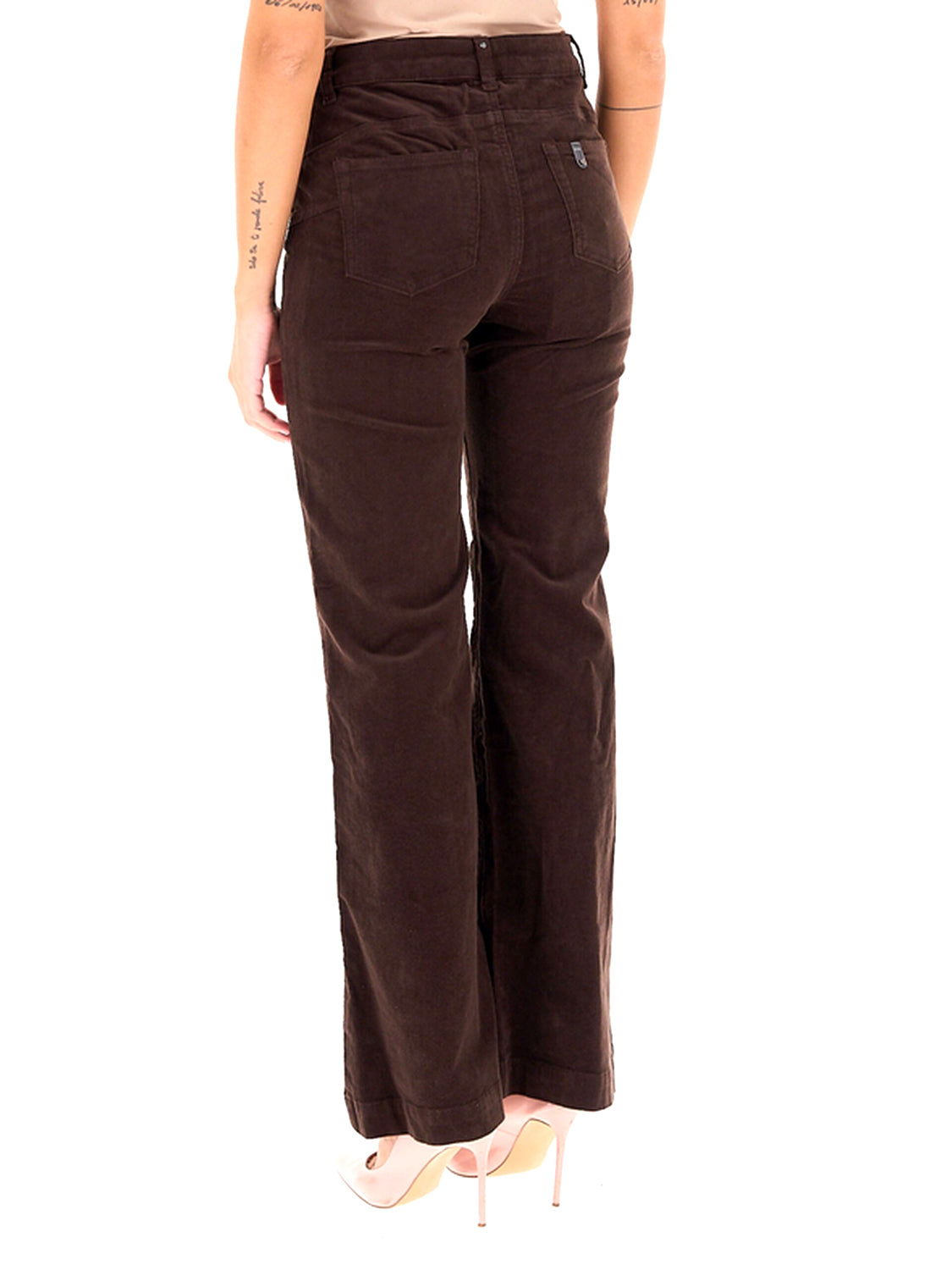LIUJO DENIM Jeans Wide Leg In Velluto Liu Jo - Mole MOLE