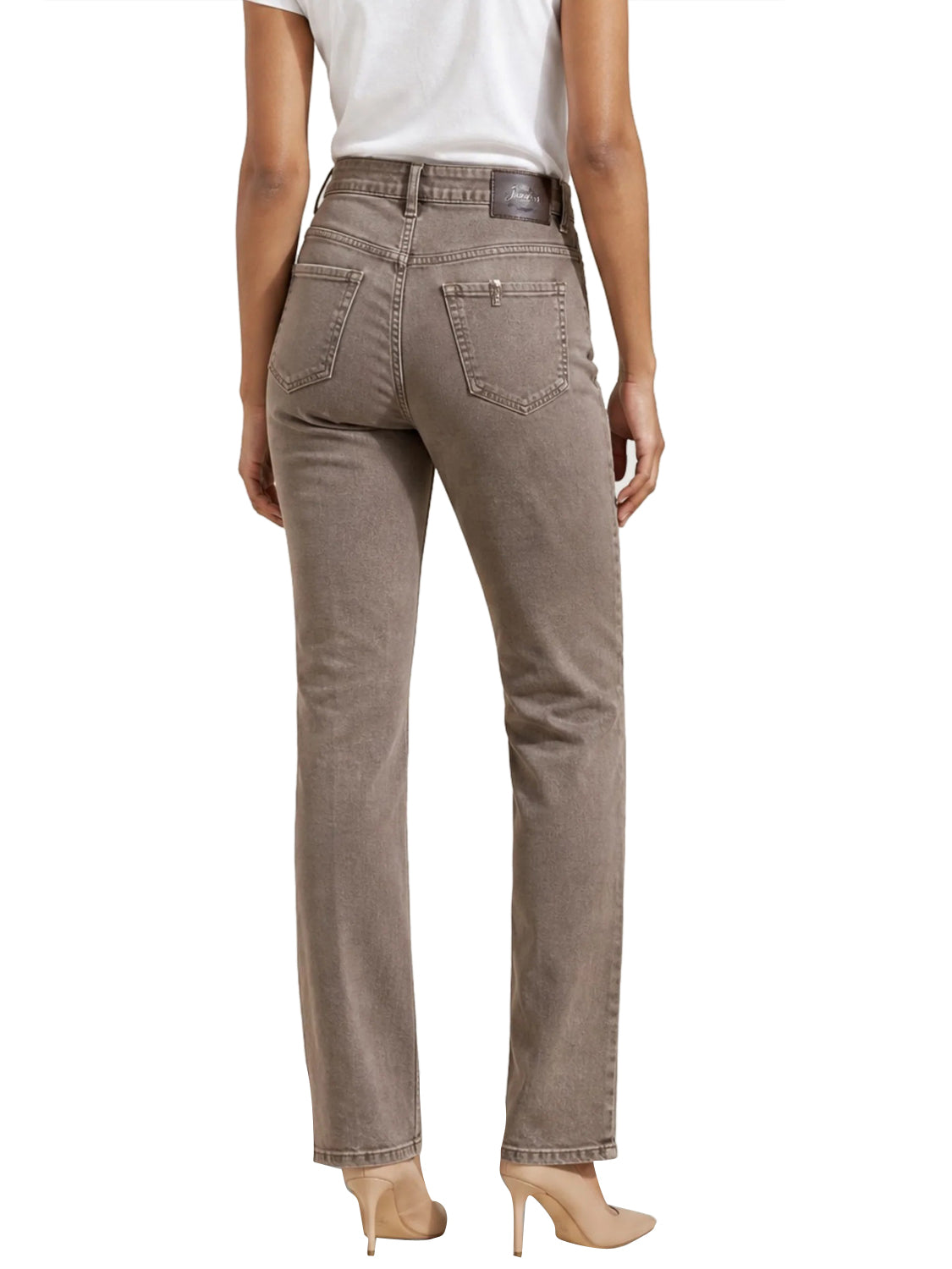 LIUJO DENIM Jeans Straight Glam con Foulard Liu Jo - Zenzero DENIM