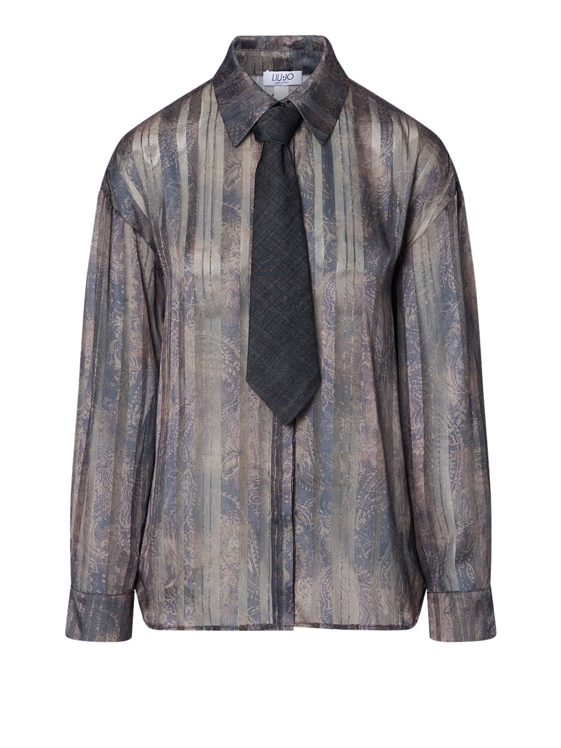 LIUJO DENIM Camicia Con Stampa Digitale Liu Jo - Moro Cachemire Moro Cachemire