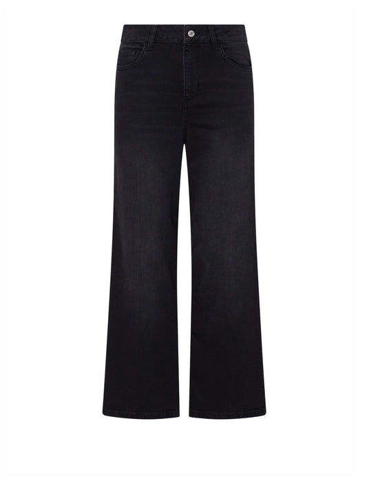 LIUJO DENIM Jeans Flare Cropped Liu Jo - Nero Nero