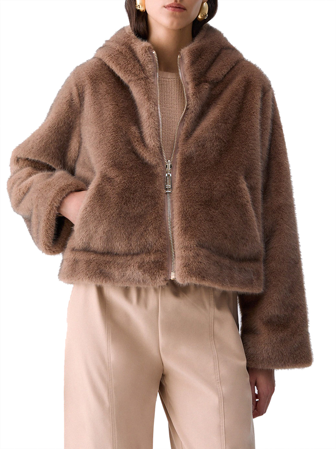 LIUJO SPORT Giubbotto reversibile In Teddy Liu Jo - Light Glace Light Glace