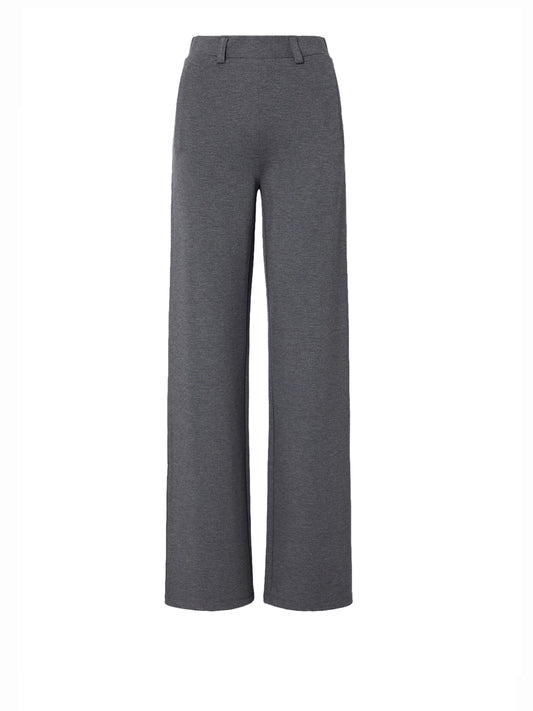 LIUJO SPORT Pantaloni Regular Fit In Punto Milano Liu Jo Sport - Grigio Acciaio Mel.