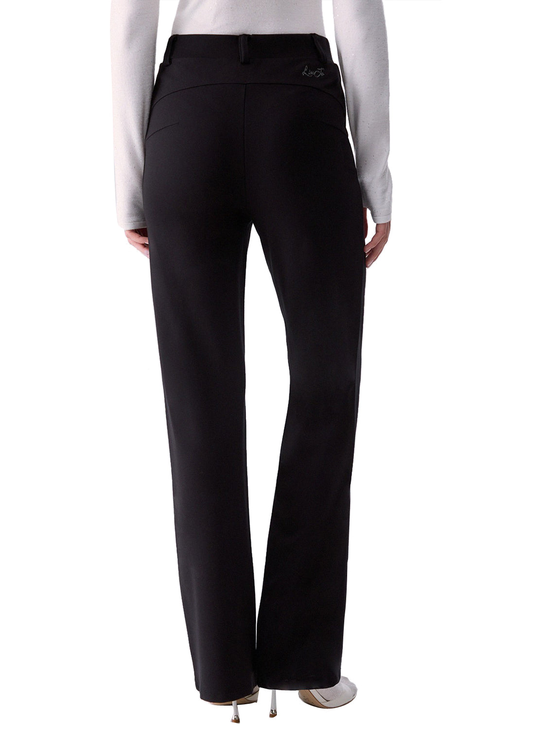 LIUJO SPORT Pantaloni Regular Fit In Punto Milano Liu Jo Sport - Nero BLACK