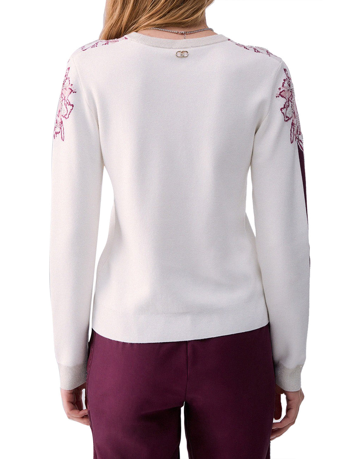 LIUJO SPORT Maglia Jacquard Liu Jo Sport - Bianco Bianco
