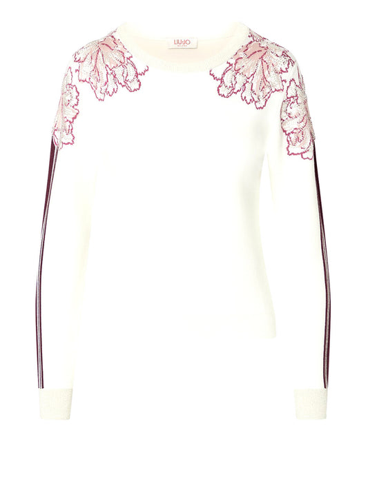 LIUJO SPORT Maglia Jacquard Liu Jo Sport - Bianco Bianco