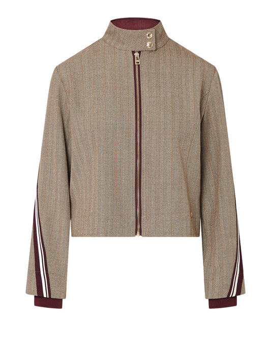 LIUJO SPORT Giacca Con Tape Bicolor Liu Jo Sport - Marrone Marrone