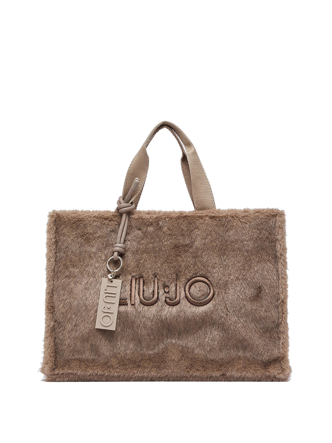 LIUJO SPORT Borsa Tote Grande In Teddy Liu Jo Sport - Beige Light Glace