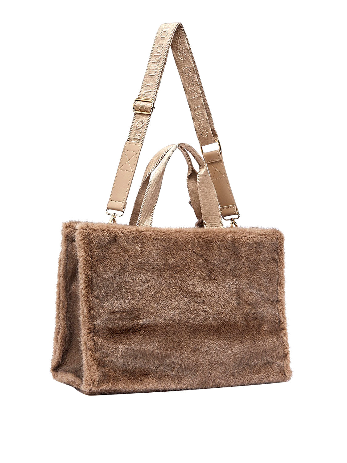 LIUJO SPORT Borsa Tote Grande In Teddy Liu Jo Sport - Beige Light Glace