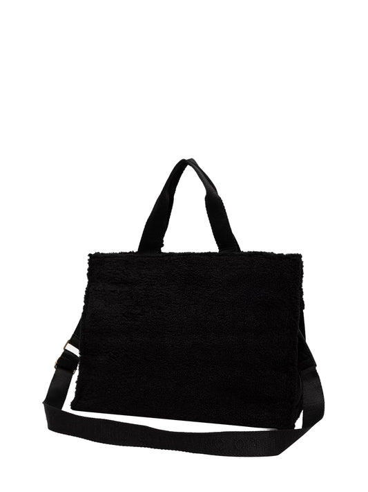 LIUJO SPORT Borsa Tote In Teddy Liu Jo Sport - Nero BLACK