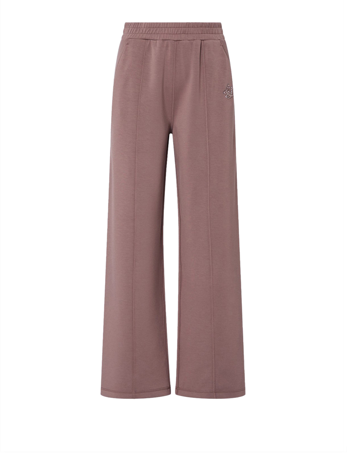 LIUJO SPORT Pantaloni In Scuba Liu Jo - Rosa Scuro Glace