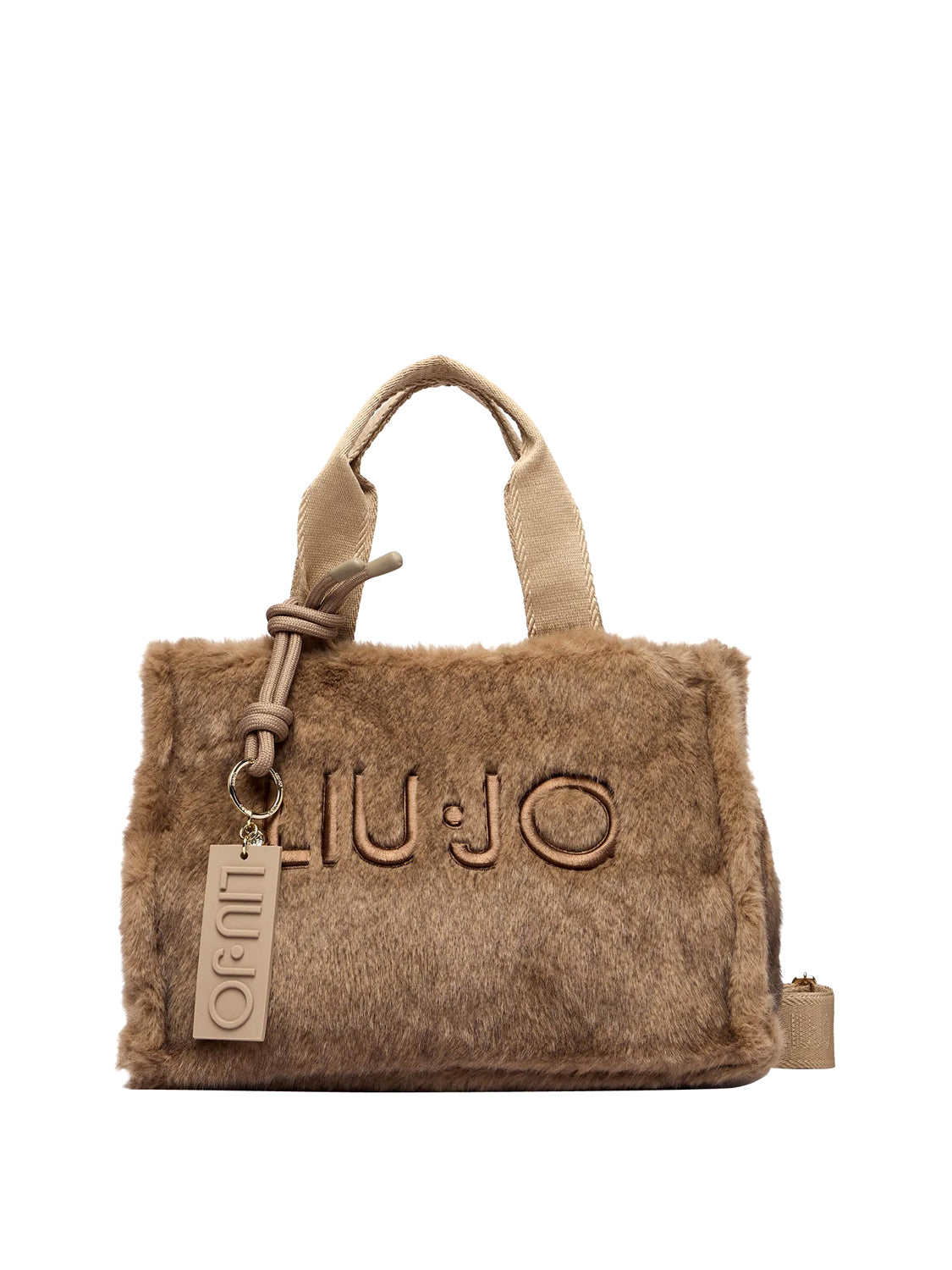 LIUJO SPORT Borsa Tote Piccola In Teddy Liu Jo Sport - Beige Light Glace