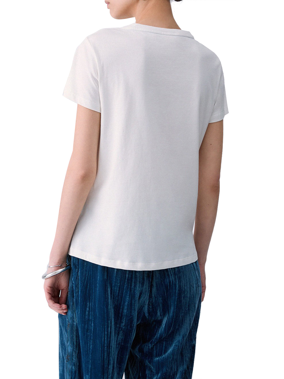 LIUJO SPORT Tshirt Con Logo Monogram Liu Jo Sport - Bianco Bco Lana/Monogram St