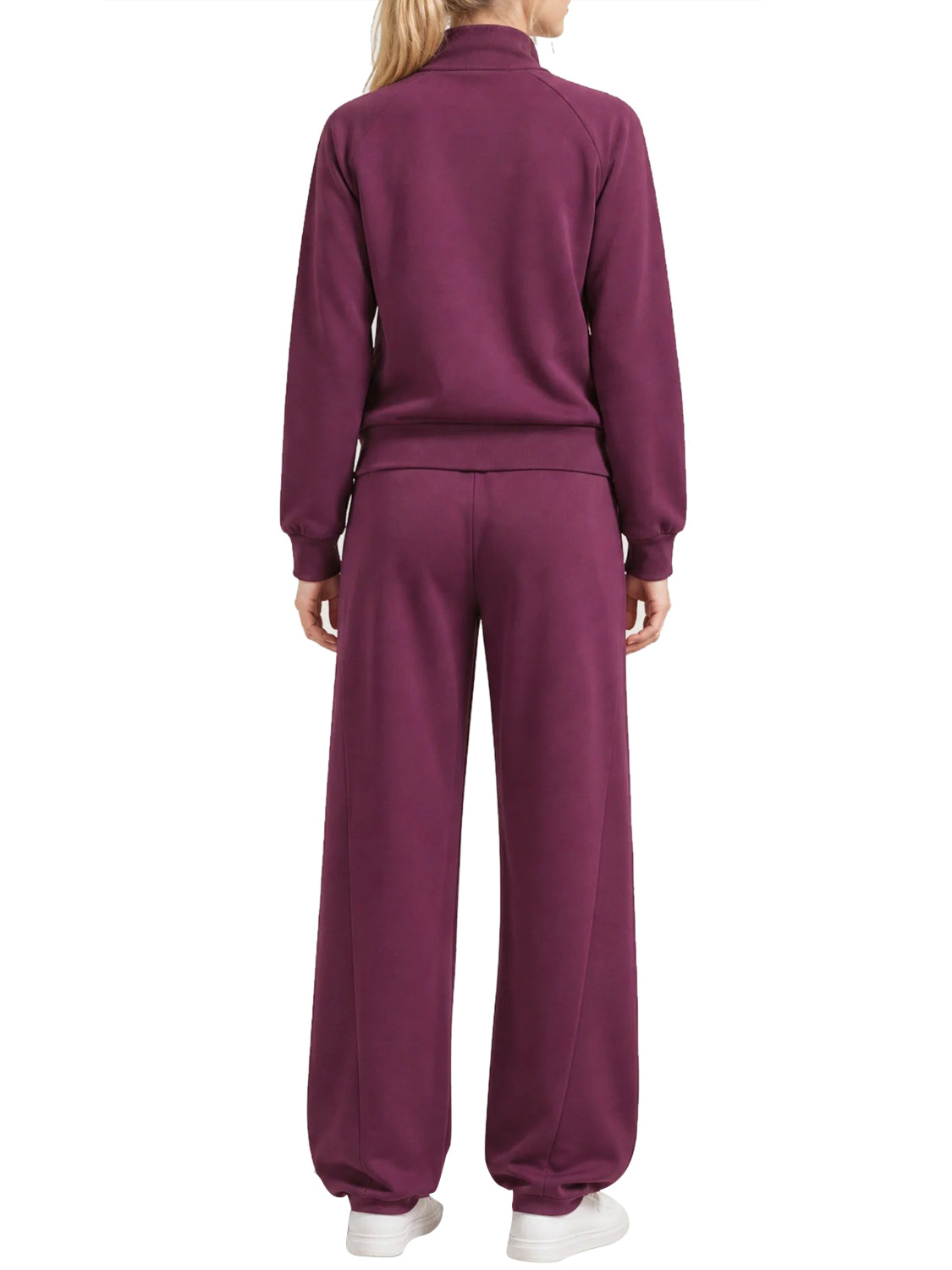 LIUJO SPORT Felpa Girocollo Con Zip Liu Jo - Bordeaux BORDEAUX