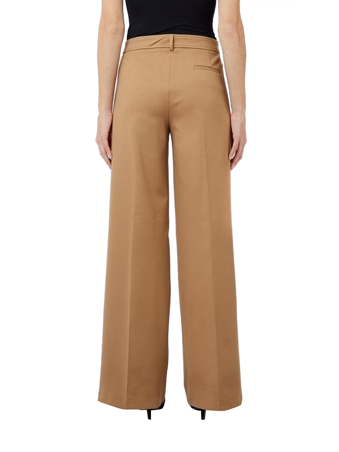 Liu Jo Pantaloni Dritti In Misto Viscosa Liu Jo - Dark Alabaster Dark Alabaster