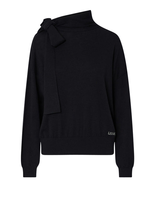 LIU.JO WHITE Maglia Con Fusciacca Liu Jo - Nero BLACK