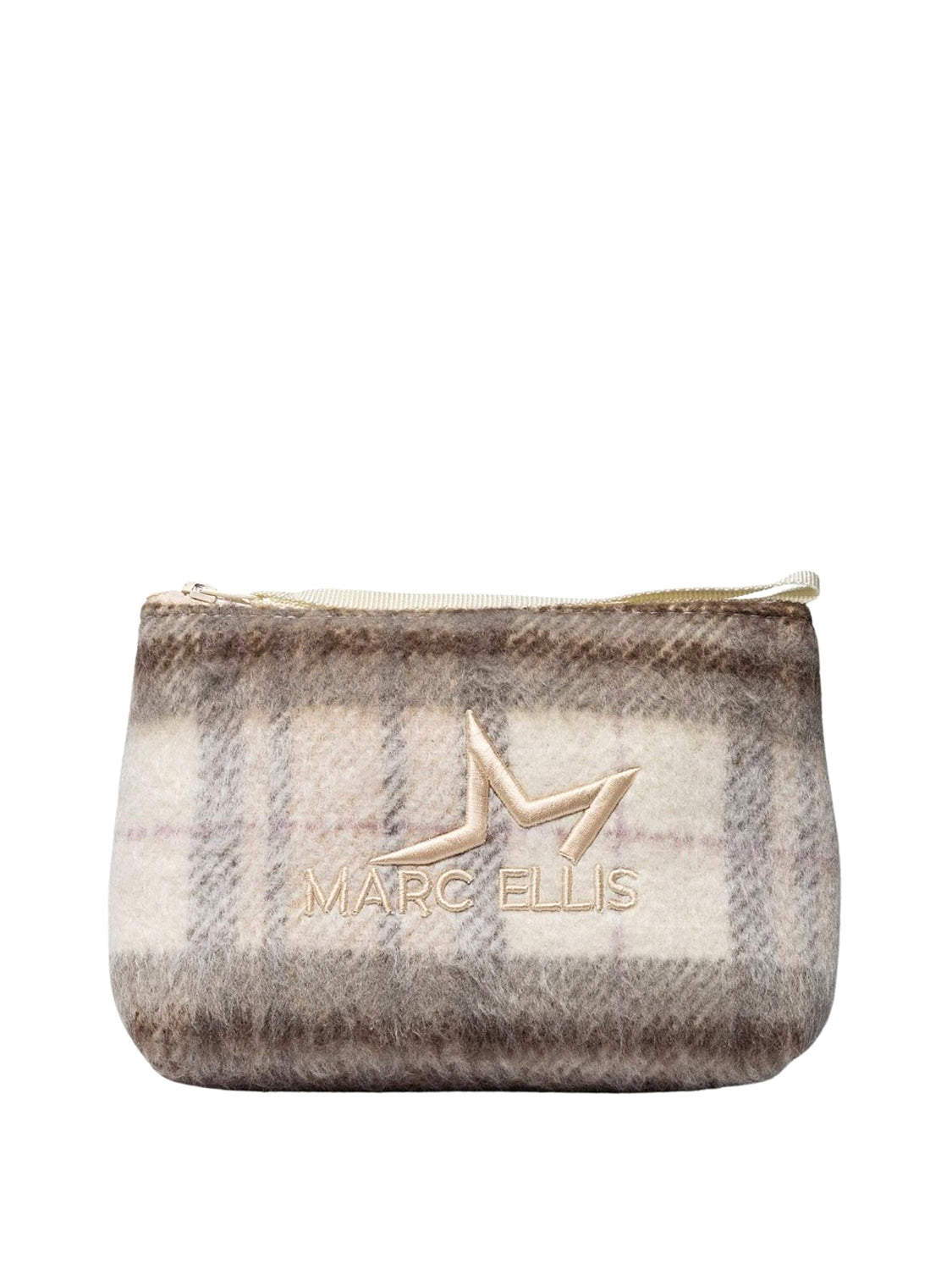 MARC ELLIS Pochette Buby Plaid C Marc Ellis - Beige Dark Beige