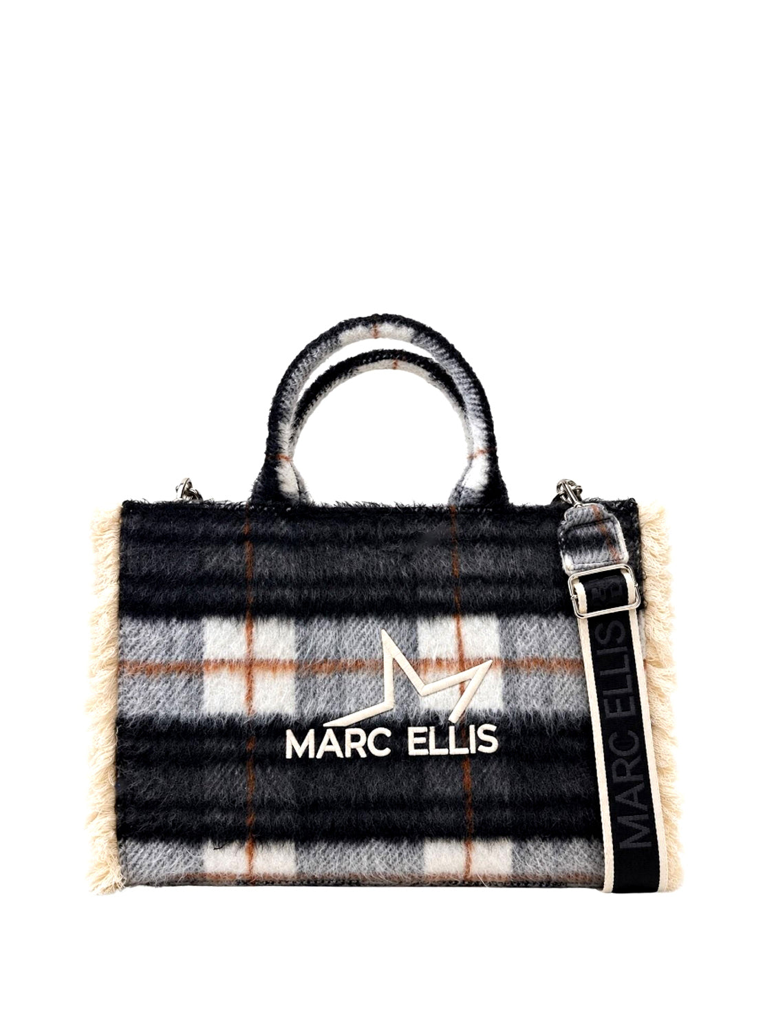 MARC ELLIS Borsa a Mano Buby Plaid L Marc Ellis - Nero BLACK