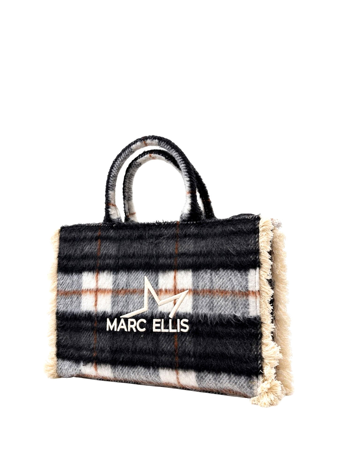 MARC ELLIS Borsa a Mano Buby Plaid L Marc Ellis - Nero BLACK