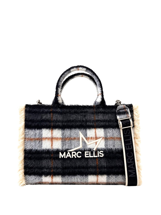 MARC ELLIS Borsa a Mano Buby Plaid L Marc Ellis - Nero BLACK