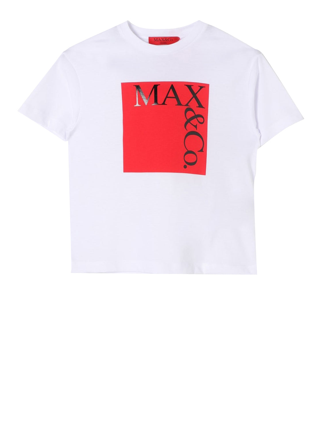 Max & Co T-Shirt Max & Co Maxt1F Bianco White/Red/Black