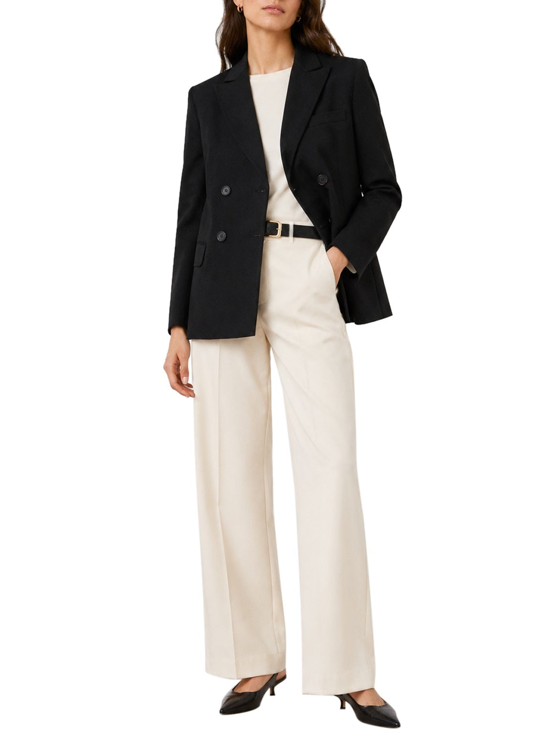 MAXMARA WEEKEND 1USCITA MaxMara Blazer Doppiopetto In Jersey Milano - Nero Nero