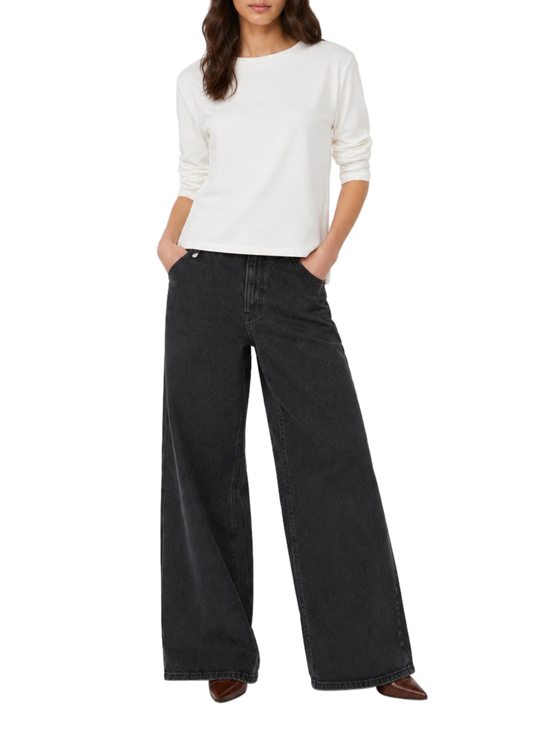 MAXMARA WEEKEND 1USCITA T-Shirt MaxMara In Jersey Di Cotone - Bianco Bianco
