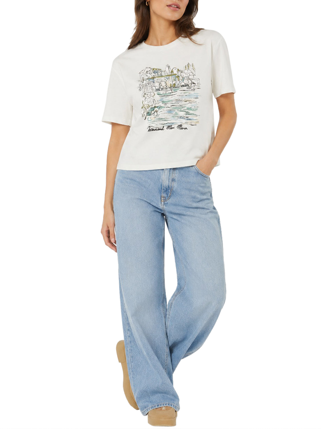 MAXMARA WEEKEND 1USCITA MaxMara T-Shirt Sala Bianco Bianco