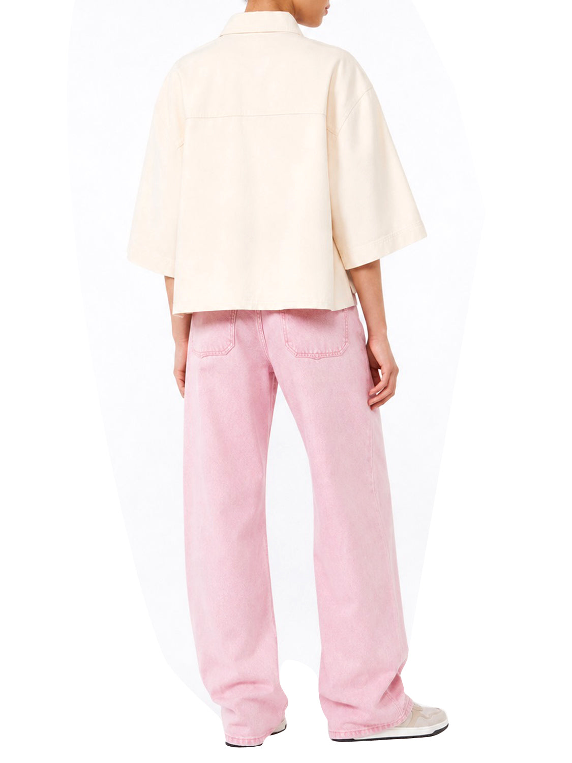 MAXMARA WEEKEND 1USCITA Giacca MaxMara Crop In Cotone Lavato - Ecru Ecru