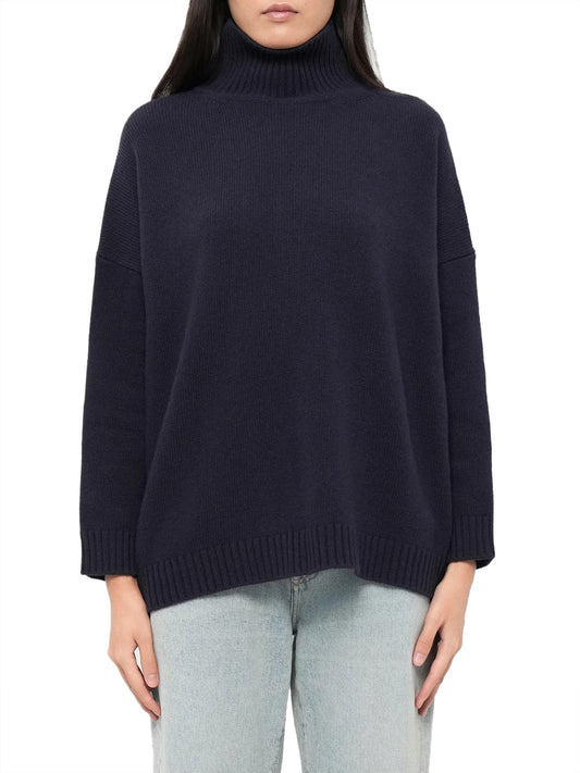 MAXMARA WEEKEND 2USCITA Maglione A Collo Alto In Lana MaxMara Weekend - Blu Blu
