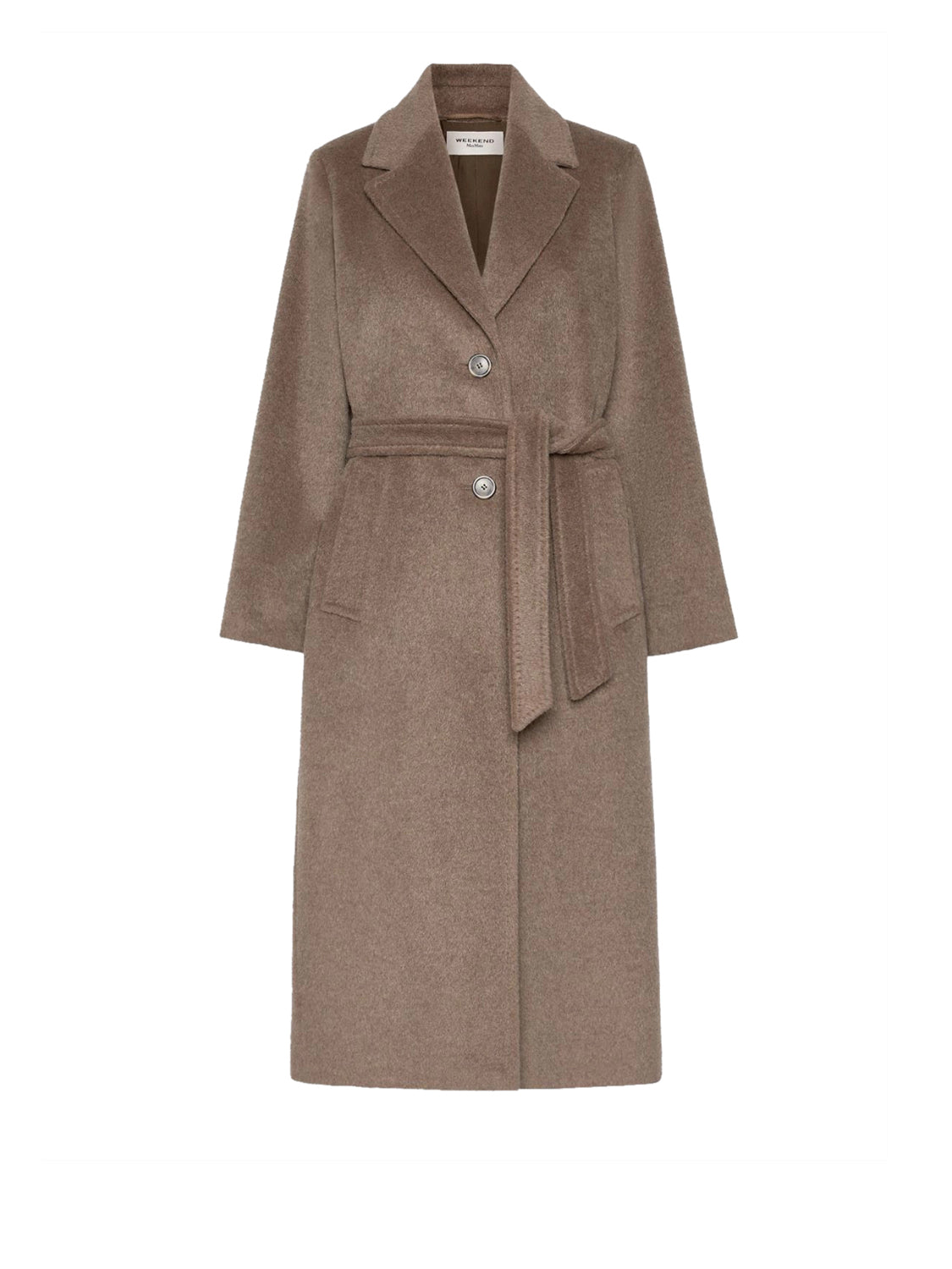 MAXMARA WEEKEND 2USCITA Cappotto Lungo In Orsetto Di Lana E Alpaca MaxMara Weekend - Marron Glace' Marron Glace'