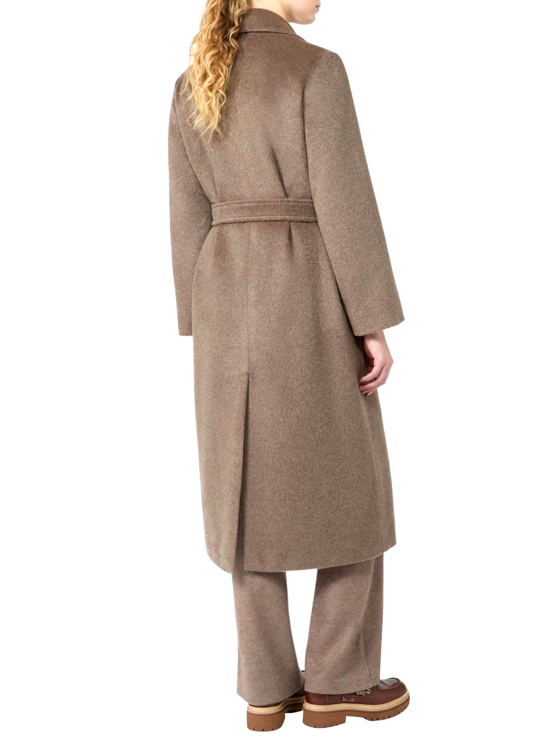 MAXMARA WEEKEND 2USCITA Cappotto Lungo In Orsetto Di Lana E Alpaca MaxMara Weekend - Marron Glace' Marron Glace'