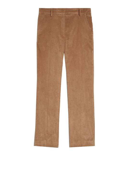 MAXMARA WEEKEND 2USCITA Pantalone Marruca In velluto MaxMara Weekend - Marrone Marrone