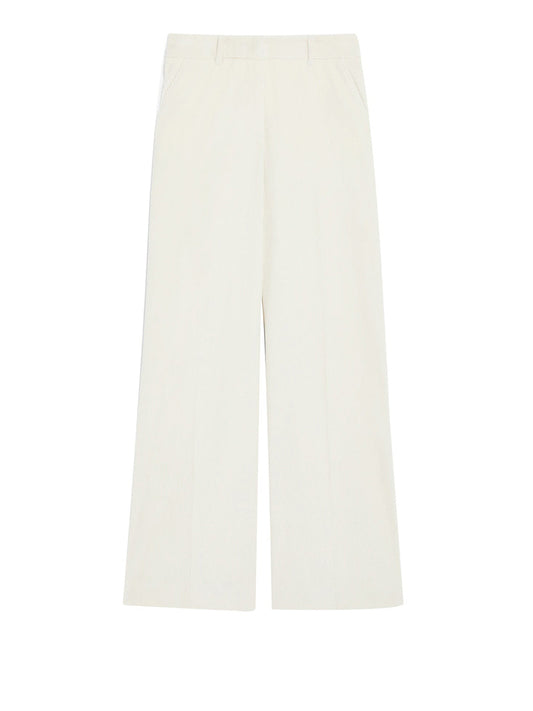 MAXMARA WEEKEND 2USCITA Pantalone Tania In Velluto MaxMara Weekend - Avorio Avorio