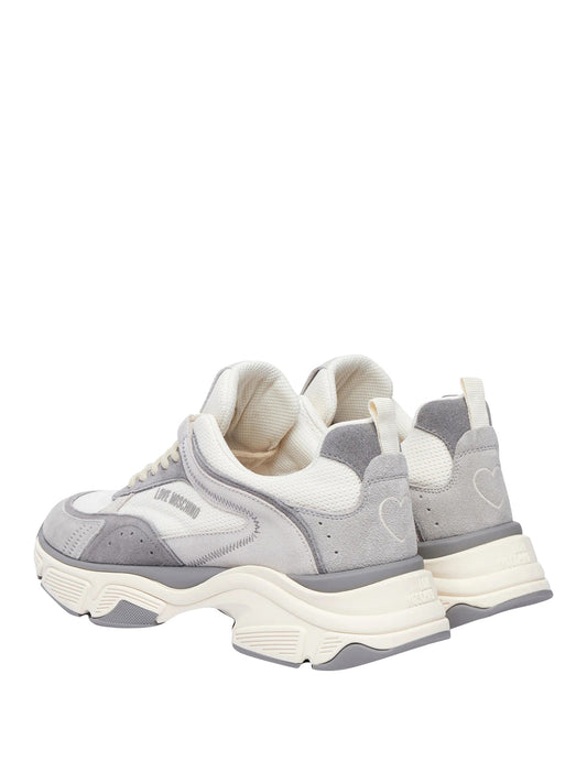 MOSCHINO CALZATURE PRE Moschino Sneakers Stardust60 Mix Avorio Tortora Avorio/Tortora