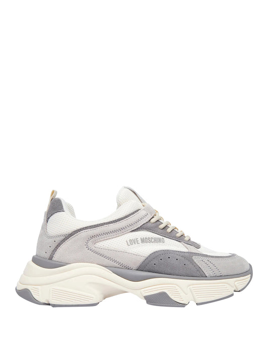 MOSCHINO CALZATURE PRE Moschino Sneakers Stardust60 Mix Avorio Tortora Avorio/Tortora