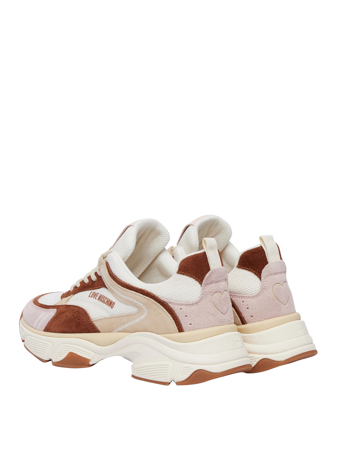 MOSCHINO CALZATURE PRE Moschino Sneakers Stardust60 Mix Avorio Cipria Avorio/Cipria