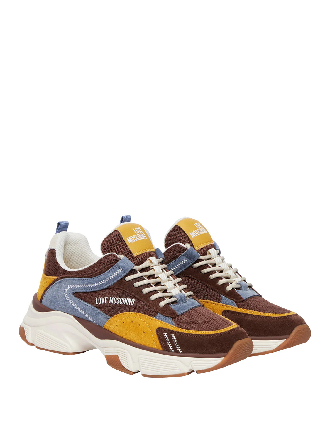 MOSCHINO CALZATURE PRE Moschino Sneakers Stardust60 Mix Multicolore Cacao/Cacao