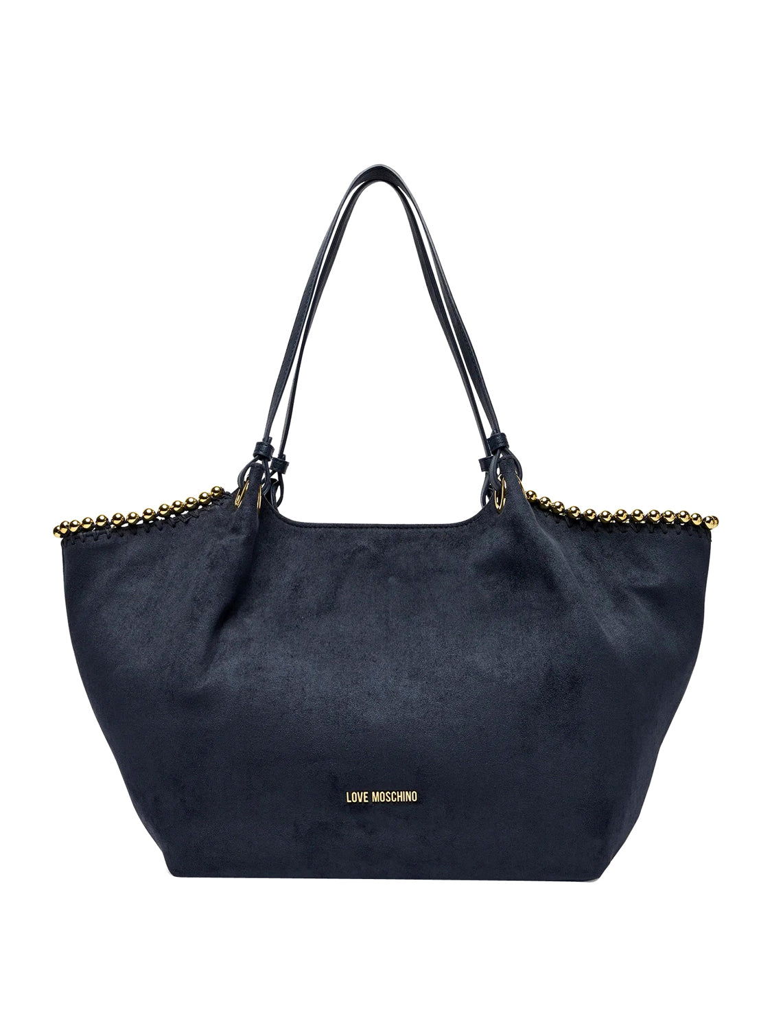 MOSCHINO COLLECTION Moschino Borsa A Mano Logo Frontale Navy NAVY