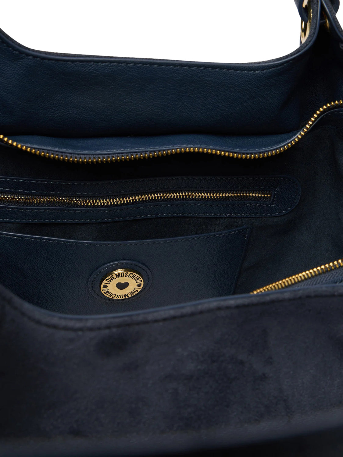 MOSCHINO COLLECTION Moschino Borsa A Mano Logo Frontale Navy NAVY